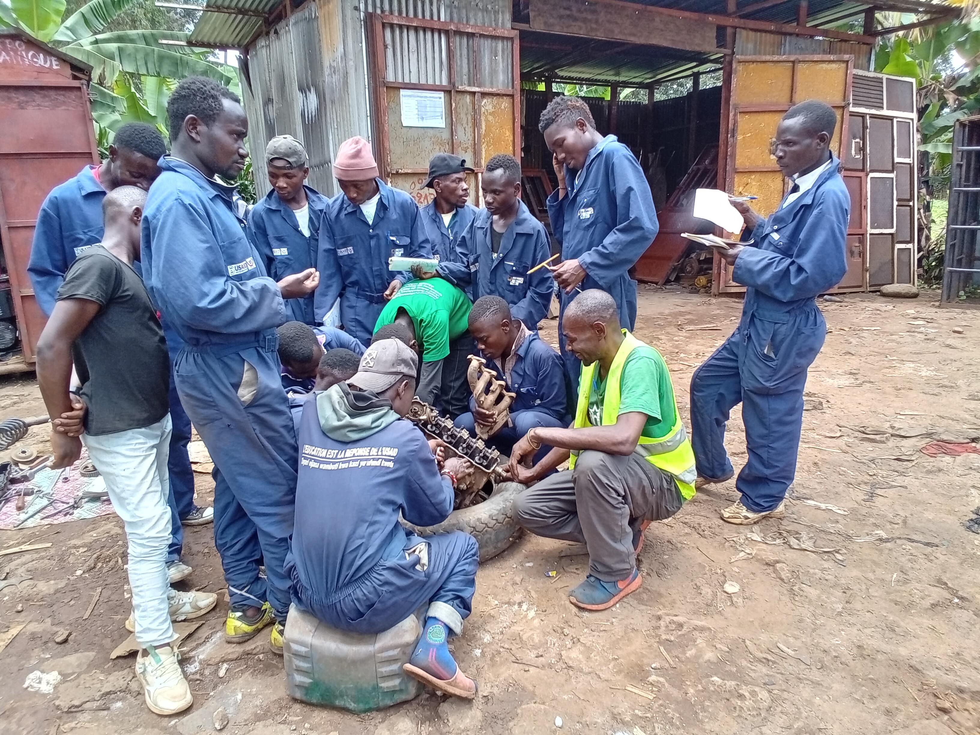 RAPY-RDC lance un programme de formation en mécanique pour les jeunes